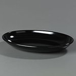 Carlisle 791803 Oval Displayware Platter, 19 x 13-3/4-in, Black Melamine
