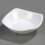 Carlisle 794002 3.5-in Small Square Dish, White Melamine
