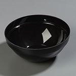 Carlisle 803803 2-qt Bowl - Acrylic, Black