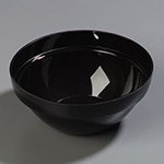 Carlisle 809903 2.7-qt Bowl - Acrylic, Black