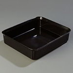 Carlisle 811203 10-lb Deliware Rectangular Crock, Polypropylene, Black