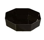 Carlisle 888703 5-lb Octagonal Bowl, Black Glossy Acrylic