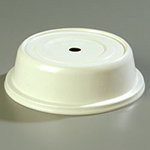 Carlisle 91020202 Plate Cover For 8-3/4 To 9-1/8-in Plates, Bone Polyglass