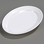 Carlisle ARR12002 Oval Platter, 12 x 8.5-in, White Melamine