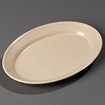Carlisle ARR12025 Oval Platter, 12 x 8.5-in, Tan Melamine