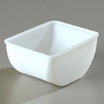 Carlisle CHI402 1-1/2-pt Condiment Insert, Polycarbonate, White