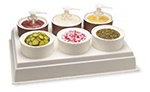 Carlisle CM106502 Coldcrock Organizer w/ 6-Holes, White