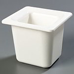 Carlisle CM110402 1/6-Size Coldmaster Food Pan, 6-in Deep, NSF, White
