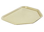 Carlisle CT1713TR06 18 x 14-in Trapezoid Cafe Tray, NSF, Beige