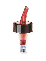Carlisle EP02500 Metric Liquor Pourer w/ Red Spout & Blue Base For 25-ml Shot