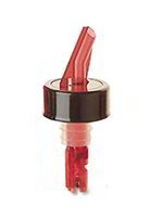 Carlisle EP33000 Metric Liquor Pourer w/ Red Spout & Base For 30-ml Shot