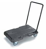 Carlisle HT322003 Hand Trolley - 500-lb Capacity, Polyethylene, Black
