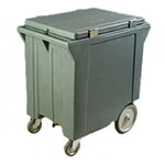 Carlisle IC222059 Cateraide Ice Caddy, Mobile, 200 lb Capacity, Molded Poly, Casters, Slate Blue