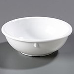 Carlisle KL10802 5-1/2-in Deep Nappie Bowl, 14-oz, Melamine, White