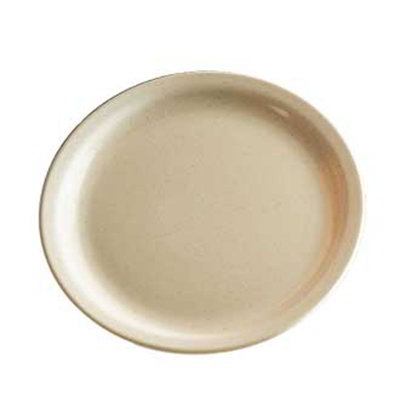 10-in Dinner Plate w/ Narrow Rim, Melamine, Adobe