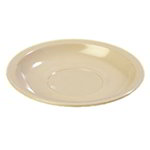 5-1/2-in Narrow Rim Saucer, Melamine, Tan