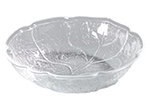 Carlisle LB1007 1.5-qt Clear Acrylic Leaf Bowl, 9-3/8-in