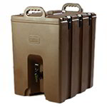 Carlisle LD1000N01 10-Gal Insulated Beverage Server, Scratch Resistant, Brown