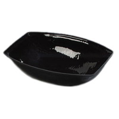 Carlisle OSB17803 5-1/2-qt Oval Serving Bowl - Acrylic, Black