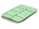 Carlisle P614R09 Rectangular (6)Compartment Tray - Right-Handed, 14-3/8x10