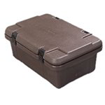 Carlisle PC160N01 18-qt Insulated Food Carrier, Holds 6-in Deep Pan, Brown