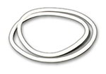 Carlisle PC181GA02 Replacement Gasket, (PC180N), White