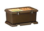 Carlisle PC188N03 24-qt Insulated Food Carrier, Holds 8-in D Pans, Black