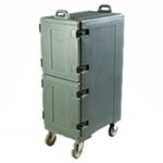 Carlisle PC600N59 Hot & Cold Food Carrier, Holds (16) Combinations Of Pans, Slate