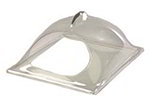 Carlisle PSD13EH07 12 x 10-in Clear End Cut Display Cover w/ Chrome Handle