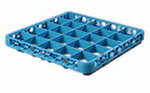 Carlisle RE2514 25-Compartment Full Size Dishwasher Rack Divided Extender, Blue