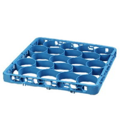 Carlisle REW20S14 20-Compartment Full Size Dishwasher Rack Divided Extender, Blue