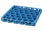 Carlisle REW30S14 30-Compartment Full Size Dishwasher Rack Divided Extender, Blue