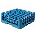 Carlisle RG49214 49-Compartment Glass Rack, 6-2/5-in Height, 2-Extender, Blue