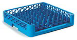 Carlisle ROP14 Full Size Open End Dishwasher Rack, 2.96-in Pegs, Blue