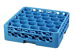 Carlisle RW3014 30-Compartment Rack w/ Integrated Extender & 4-Handles, Blue