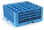 Carlisle RW30214 30-Compartment Rack w/ 3-Extenders & 4-Handles, Blue