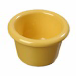 Carlisle S27522 1-1/2-oz Ramekin - Melamine, Honey Yellow