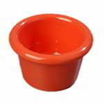 Carlisle S27552 1-1/2-oz Ramekin - Melamine, Sunset Orange