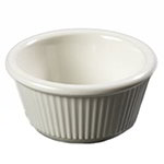 Carlisle S28242 3-oz Fluted Ramekin, NSF, Bone