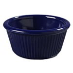 Carlisle S28260 3-oz Fluted Ramekin, NSF, Cobalt Blue