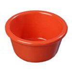 Carlisle S28552 4-oz Ramekin - Melamine, Sunset Orange