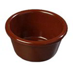 Carlisle S28669 6-oz Smooth Melamine Ramekin, Chocolate