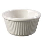 Carlisle S28703 4-oz Fluted Melamine Ramekin, Black