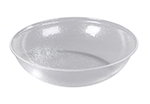 Carlisle SB7907 24-Quart Acrylic Pebbled Salad Bowl, Clear