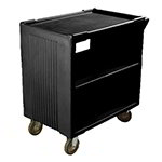 Carlisle SBC23003 Service Cart - 500-lb Capacity, (3)Shelves, Black