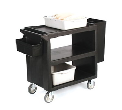 Carlisle SBC11SH03 Service Cart Silverware Bin - 15-3/8x6-2/11x11-2/11" Black