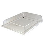 Carlisle SC2507 Full Size Acrylic Pastry Tray Cover w/ Chrome Handle, Clear