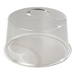 Carlisle SC3207 12 x 6-in Acrylic Cake Cover w/ Chrome Handle, Clear