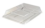Carlisle SC4007 18 x 13 x 4-in Acrylic Pastry Tray Cover w/ Chrome Handle, Clear