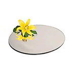 Carlisle SMO162423 Mirror Finish Oval Display Tray, 16 x 24-in, Lightweight Acrylic